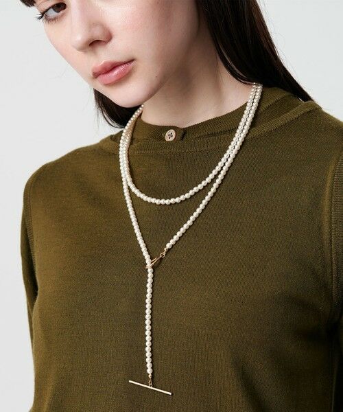 BEAUTY&YOUTH UNITED ARROWS / ビューティー&ユース ユナイテッドアローズ ネックレス・ペンダント・チョーカー | パールモチーフ ロング ネックレス | 詳細1
