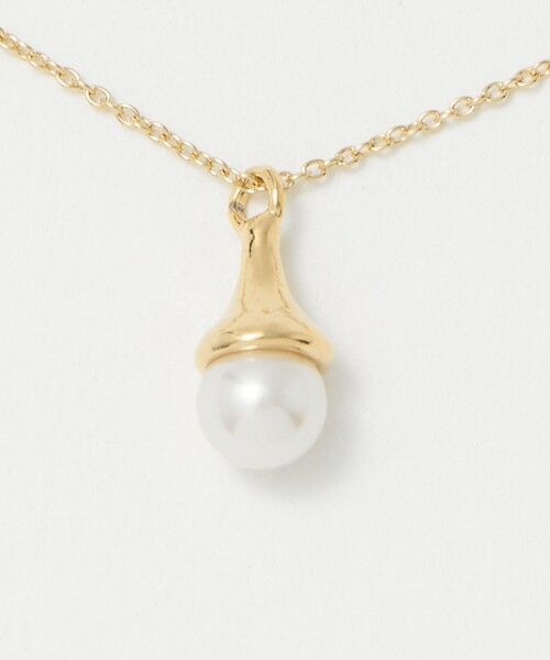 BEAUTY&YOUTH UNITED ARROWS / ビューティー&ユース ユナイテッドアローズ ネックレス・ペンダント・チョーカー | ワン パールモチーフ ネックレス | 詳細1