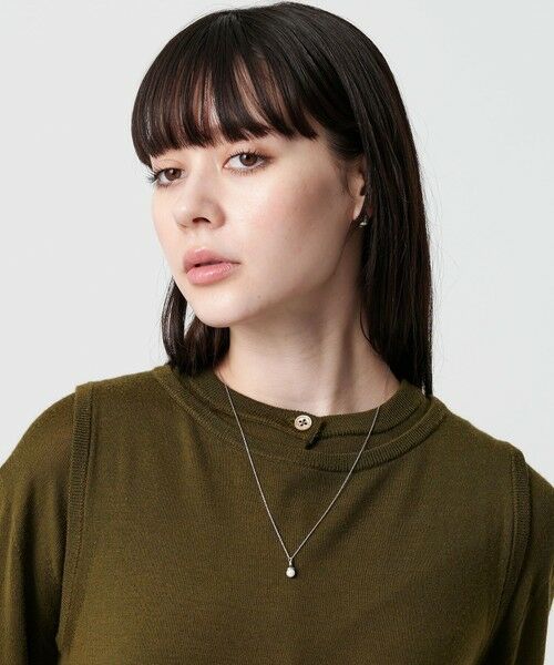 BEAUTY&YOUTH UNITED ARROWS / ビューティー&ユース ユナイテッドアローズ ネックレス・ペンダント・チョーカー | ワン パールモチーフ ネックレス | 詳細6