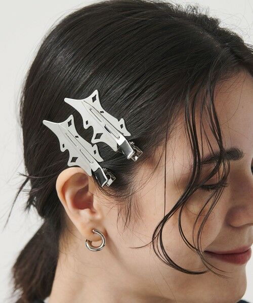 BEAUTY&YOUTH UNITED ARROWS / ビューティー&ユース ユナイテッドアローズ ヘアピン | ＜heyep＞Melted Metal フラット クリップ/2P | 詳細1