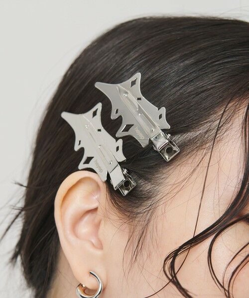 BEAUTY&YOUTH UNITED ARROWS / ビューティー&ユース ユナイテッドアローズ ヘアピン | ＜heyep＞Melted Metal フラット クリップ/2P | 詳細2