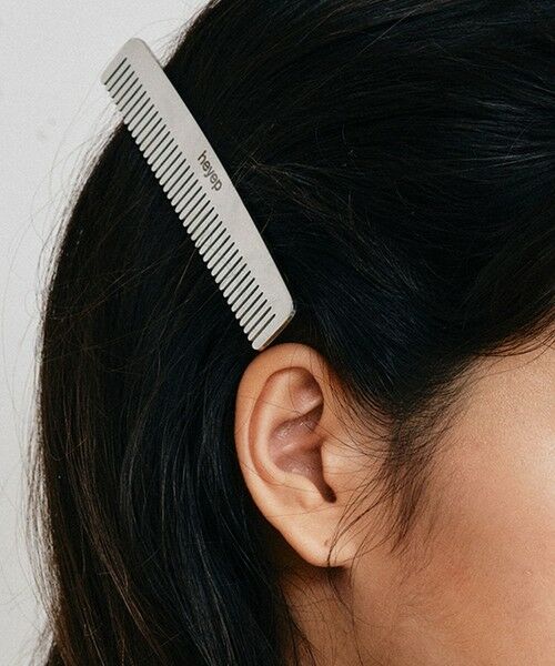 BEAUTY & YOUTH UNITED ARROWS/ビューティー&ユース ユナイテッドアローズ ＜heyep＞コームモチーフ バレッタ SILVER FREE