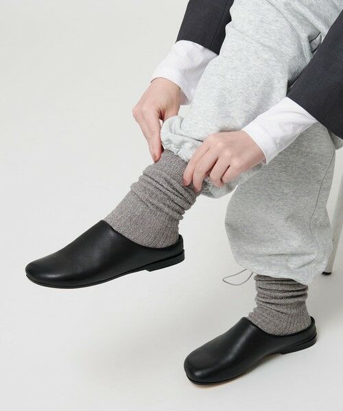 BEAUTY&YOUTH UNITED ARROWS / ビューティー&ユース ユナイテッドアローズ ソックス | ラメ リブ ハイソックス | 詳細1