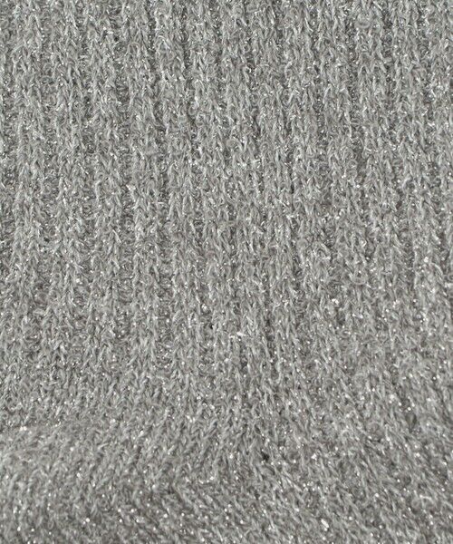 BEAUTY&YOUTH UNITED ARROWS / ビューティー&ユース ユナイテッドアローズ ソックス | ラメ リブ ハイソックス | 詳細4