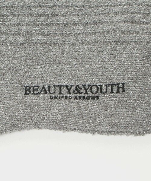 BEAUTY&YOUTH UNITED ARROWS / ビューティー&ユース ユナイテッドアローズ ソックス | ラメ リブ ハイソックス | 詳細5