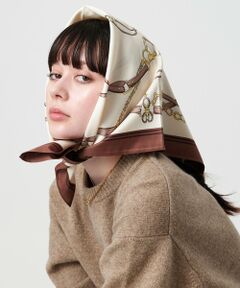 BEAUTY&YOUTH UNITED ARROWS / ビューティー&ユース ユナイテッドアローズ バンダナ・スカーフ | ベルトモチーフ スカーフ