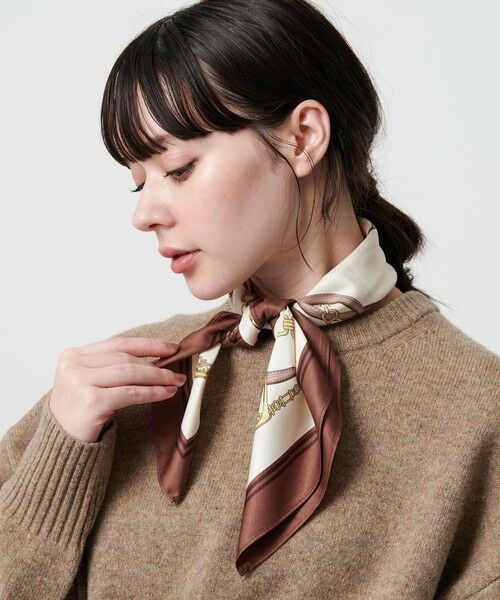 BEAUTY&YOUTH UNITED ARROWS / ビューティー&ユース ユナイテッドアローズ バンダナ・スカーフ | ベルトモチーフ スカーフ | 詳細1