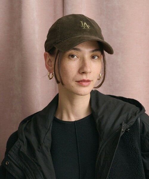 BEAUTY&YOUTH UNITED ARROWS / ビューティー&ユース ユナイテッドアローズ キャップ | 【別注】＜NEW ERA＞コーデュロイ ロゴ キャップ | 詳細7
