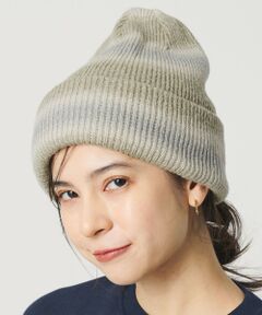 BEAUTY&YOUTH UNITED ARROWS / ビューティー&ユース ユナイテッドアローズ ニットキャップ | ＜RACAL＞リバーシブル オンブレボーダー ニットキャップ