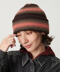 BEAUTY&YOUTH UNITED ARROWS / ビューティー&ユース ユナイテッドアローズ ニットキャップ | ＜RACAL＞リバーシブル オンブレボーダー ニットキャップ