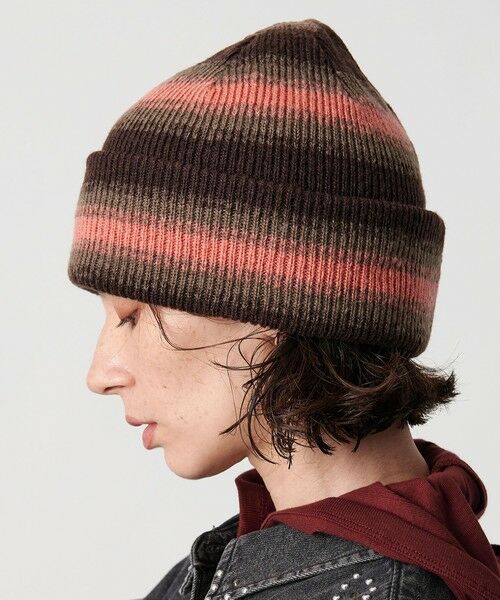 BEAUTY&YOUTH UNITED ARROWS / ビューティー&ユース ユナイテッドアローズ ニットキャップ | ＜RACAL＞リバーシブル オンブレボーダー ニットキャップ | 詳細5