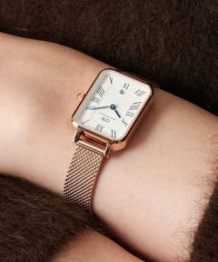 美品⭐︎ユナイテッドアローズ時計 UBCB スクエア レザー 腕時計 GLD† （腕時計）｜UNITED ARROWS