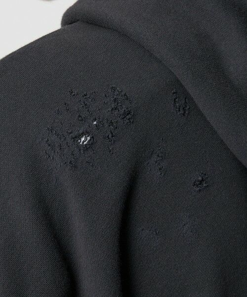 BEAUTY&YOUTH UNITED ARROWS / ビューティー&ユース ユナイテッドアローズ カーディガン・ボレロ | フレンチテリー ディストレスト フルジップ フーディー | 詳細15