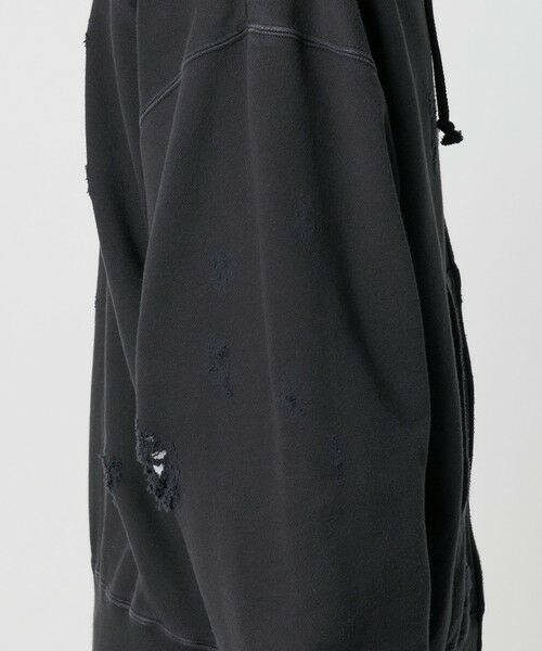 BEAUTY&YOUTH UNITED ARROWS / ビューティー&ユース ユナイテッドアローズ カーディガン・ボレロ | フレンチテリー ディストレスト フルジップ フーディー | 詳細18