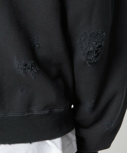 BEAUTY&YOUTH UNITED ARROWS / ビューティー&ユース ユナイテッドアローズ カーディガン・ボレロ | フレンチテリー ディストレスト フルジップ フーディー | 詳細19