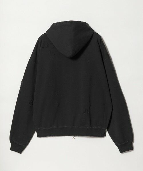 BEAUTY&YOUTH UNITED ARROWS / ビューティー&ユース ユナイテッドアローズ カーディガン・ボレロ | フレンチテリー ディストレスト フルジップ フーディー | 詳細22