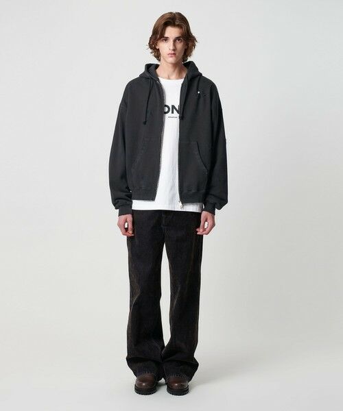 BEAUTY&YOUTH UNITED ARROWS / ビューティー&ユース ユナイテッドアローズ カーディガン・ボレロ | フレンチテリー ディストレスト フルジップ フーディー | 詳細5
