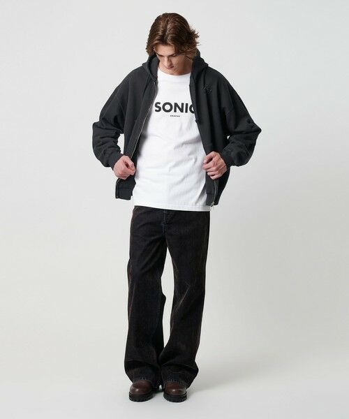 BEAUTY&YOUTH UNITED ARROWS / ビューティー&ユース ユナイテッドアローズ カーディガン・ボレロ | フレンチテリー ディストレスト フルジップ フーディー | 詳細6