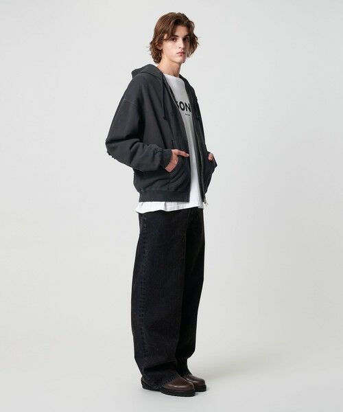 BEAUTY&YOUTH UNITED ARROWS / ビューティー&ユース ユナイテッドアローズ カーディガン・ボレロ | フレンチテリー ディストレスト フルジップ フーディー | 詳細8