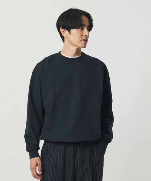 BEAUTY & YOUTH UNITED ARROWS/ビューティー&ユース ユナイテッドアローズ ハイバルキー クルーネック スウェット NAVY XL BEAUTY & YOUTH UNITED ARROWS/ビューティー&ユース ユナイテッドアローズ ハイバルキー クルーネック スウェット NAVY XL