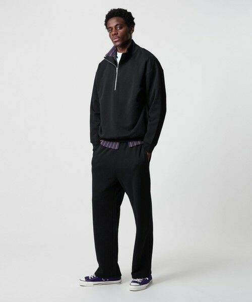 BEAUTY & YOUTH UNITED ARROWS/ビューティー&ユース ユナイテッドアローズ SNAZZY ハーフジップ スウェット BLACK L BEAUTY & YOUTH UNITED ARROWS/ビューティー&ユース ユナイテッドアローズ SNAZZY ハーフジップ スウェット BLACK L