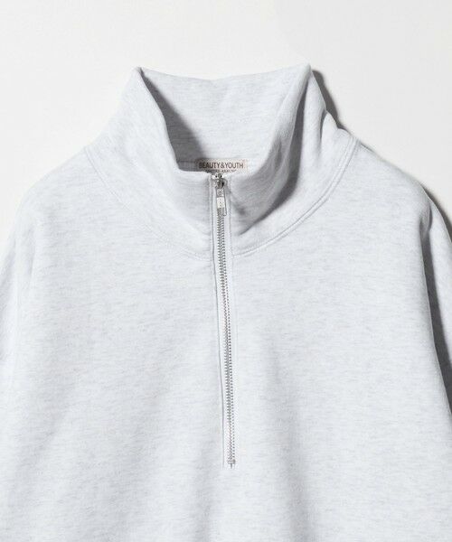 BEAUTY&YOUTH UNITED ARROWS / ビューティー&ユース ユナイテッドアローズ カットソー | SNAZZY ハーフジップ スウェット | 詳細13