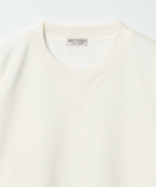 BEAUTY&YOUTH UNITED ARROWS / ビューティー&ユース ユナイテッドアローズ カットソー | ウェーブ アゼ ボンディング クルーネック スウェット | 詳細5