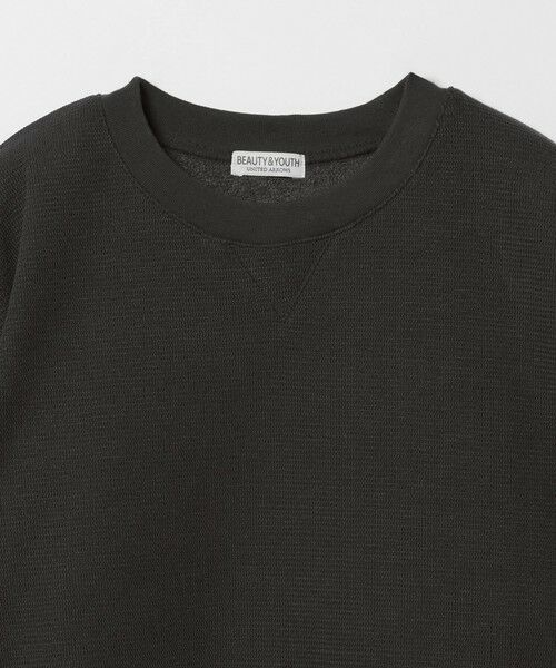 BEAUTY&YOUTH UNITED ARROWS / ビューティー&ユース ユナイテッドアローズ カットソー | ウェーブ アゼ ボンディング クルーネック スウェット | 詳細15