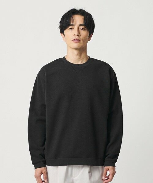 BEAUTY&YOUTH UNITED ARROWS / ビューティー&ユース ユナイテッドアローズ カットソー | ウェーブ アゼ ボンディング クルーネック スウェット | 詳細10