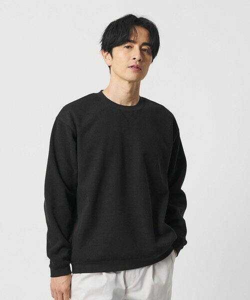 BEAUTY & YOUTH UNITED ARROWS/ビューティー&ユース ユナイテッドアローズ ウェーブ アゼ ボンディング クルーネック スウェット DK. GRAY S BEAUTY & YOUTH UNITED ARROWS/ビューティー&ユース ユナイテッドアローズ ウェーブ アゼ ボンディング クルーネック スウェット DK. GRAY S