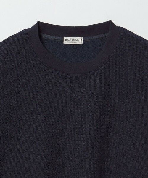 BEAUTY&YOUTH UNITED ARROWS / ビューティー&ユース ユナイテッドアローズ カットソー | ウェーブ アゼ ボンディング クルーネック スウェット | 詳細21