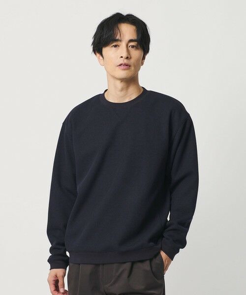 BEAUTY&YOUTH UNITED ARROWS / ビューティー&ユース ユナイテッドアローズ カットソー | ウェーブ アゼ ボンディング クルーネック スウェット | 詳細18