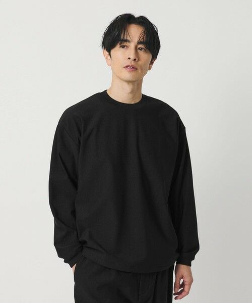 BEAUTY&YOUTH UNITED ARROWS / ビューティー&ユース ユナイテッドアローズ カットソー | ”パーフェクトストレッチ” アジャスト クルーネック トップス 伸縮性あり | 詳細1