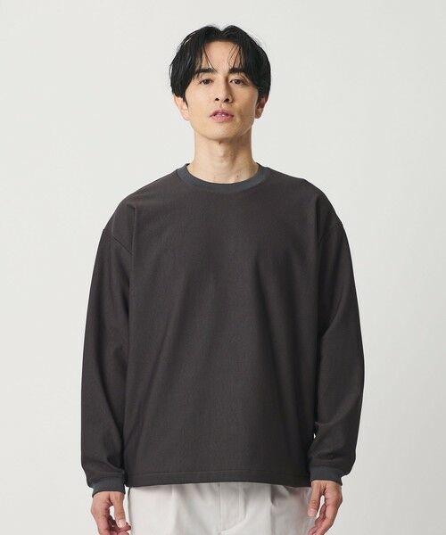 BEAUTY&YOUTH UNITED ARROWS / ビューティー&ユース ユナイテッドアローズ カットソー | ”パーフェクトストレッチ” アジャスト クルーネック トップス 伸縮性あり | 詳細9