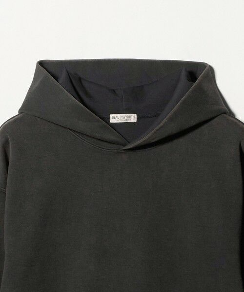 BEAUTY&YOUTH UNITED ARROWS / ビューティー&ユース ユナイテッドアローズ カットソー | ケミカル スウェット フーディ— | 詳細5