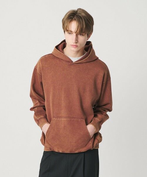 BEAUTY&YOUTH UNITED ARROWS / ビューティー&ユース ユナイテッドアローズ カットソー | ケミカル スウェット フーディ— | 詳細7