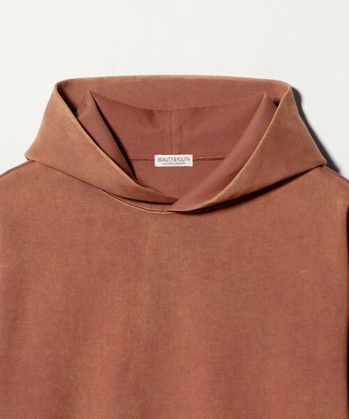 BEAUTY&YOUTH UNITED ARROWS / ビューティー&ユース ユナイテッドアローズ カットソー | ケミカル スウェット フーディ— | 詳細15