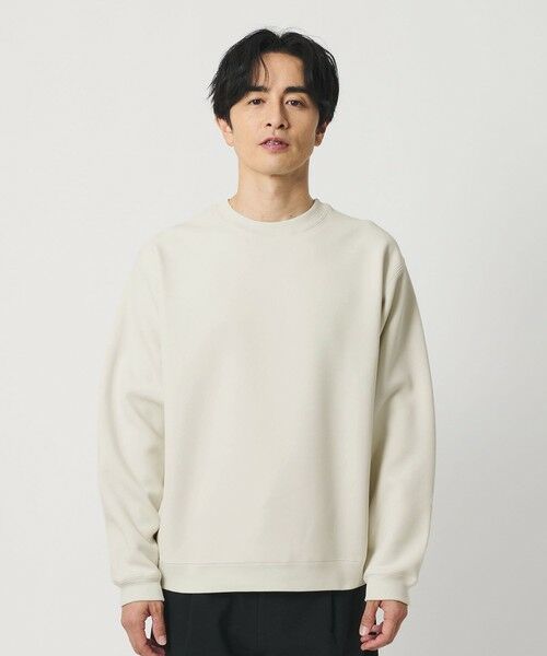 BEAUTY&YOUTH UNITED ARROWS / ビューティー&ユース ユナイテッドアローズ カットソー | クレープ フリース クルーネック スウェット | 詳細3