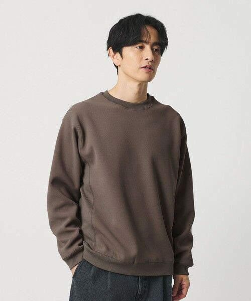 BEAUTY&YOUTH UNITED ARROWS / ビューティー&ユース ユナイテッドアローズ カットソー | クレープ フリース クルーネック スウェット | 詳細15