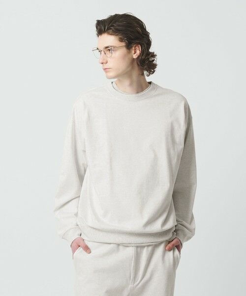 BEAUTY & YOUTH UNITED ARROWS/ビューティー&ユース ユナイテッドアローズ ヘビーガスコットン クルーネック スウェット LT. GRAY S