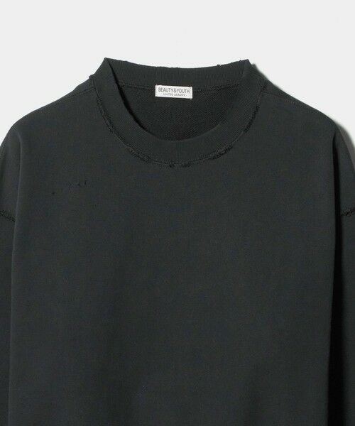 BEAUTY&YOUTH UNITED ARROWS / ビューティー&ユース ユナイテッドアローズ カットソー | クラッシュ クルーネック スウェット | 詳細4