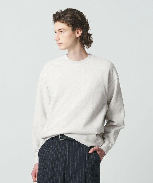 BEAUTY&YOUTH UNITED ARROWS / ビューティー&ユース ユナイテッドアローズ カットソー | クラッシュ クルーネック スウェット | 詳細6