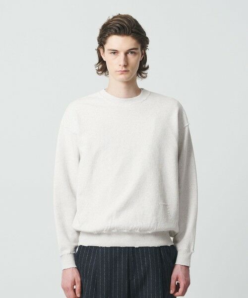 BEAUTY&YOUTH UNITED ARROWS / ビューティー&ユース ユナイテッドアローズ カットソー | クラッシュ クルーネック スウェット | 詳細8