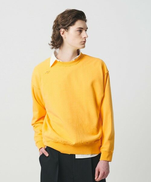 BEAUTY&YOUTH UNITED ARROWS / ビューティー&ユース ユナイテッドアローズ カットソー | クラッシュ クルーネック スウェット | 詳細16