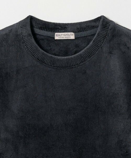 BEAUTY&YOUTH UNITED ARROWS / ビューティー&ユース ユナイテッドアローズ カットソー | ボンディング コーデュロイ クルーネック トップス | 詳細10