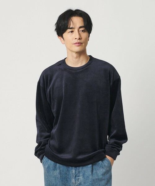 BEAUTY&YOUTH UNITED ARROWS / ビューティー&ユース ユナイテッドアローズ カットソー | ボンディング コーデュロイ クルーネック トップス | 詳細7