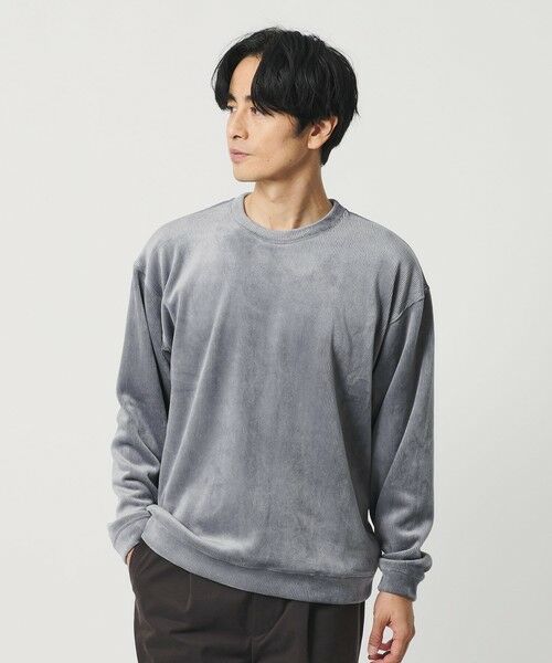 BEAUTY&YOUTH UNITED ARROWS / ビューティー&ユース ユナイテッドアローズ カットソー | ボンディング コーデュロイ クルーネック トップス | 詳細13