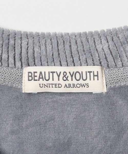 BEAUTY&YOUTH UNITED ARROWS / ビューティー&ユース ユナイテッドアローズ カットソー | ボンディング コーデュロイ クルーネック トップス | 詳細24