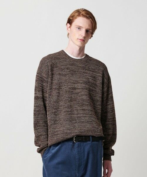 BEAUTY&YOUTH UNITED ARROWS / ビューティー&ユース ユナイテッドアローズ ニット・セーター | ドロップ ミラノ ミックス クルーネック ニット | 詳細6