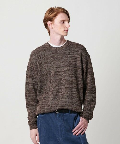BEAUTY&YOUTH UNITED ARROWS / ビューティー&ユース ユナイテッドアローズ ニット・セーター | ドロップ ミラノ ミックス クルーネック ニット | 詳細7